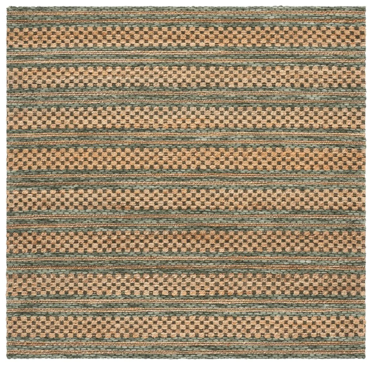 Safavieh Martha Stewart 6'-0" x 6'-0" Rug in Natural / Green