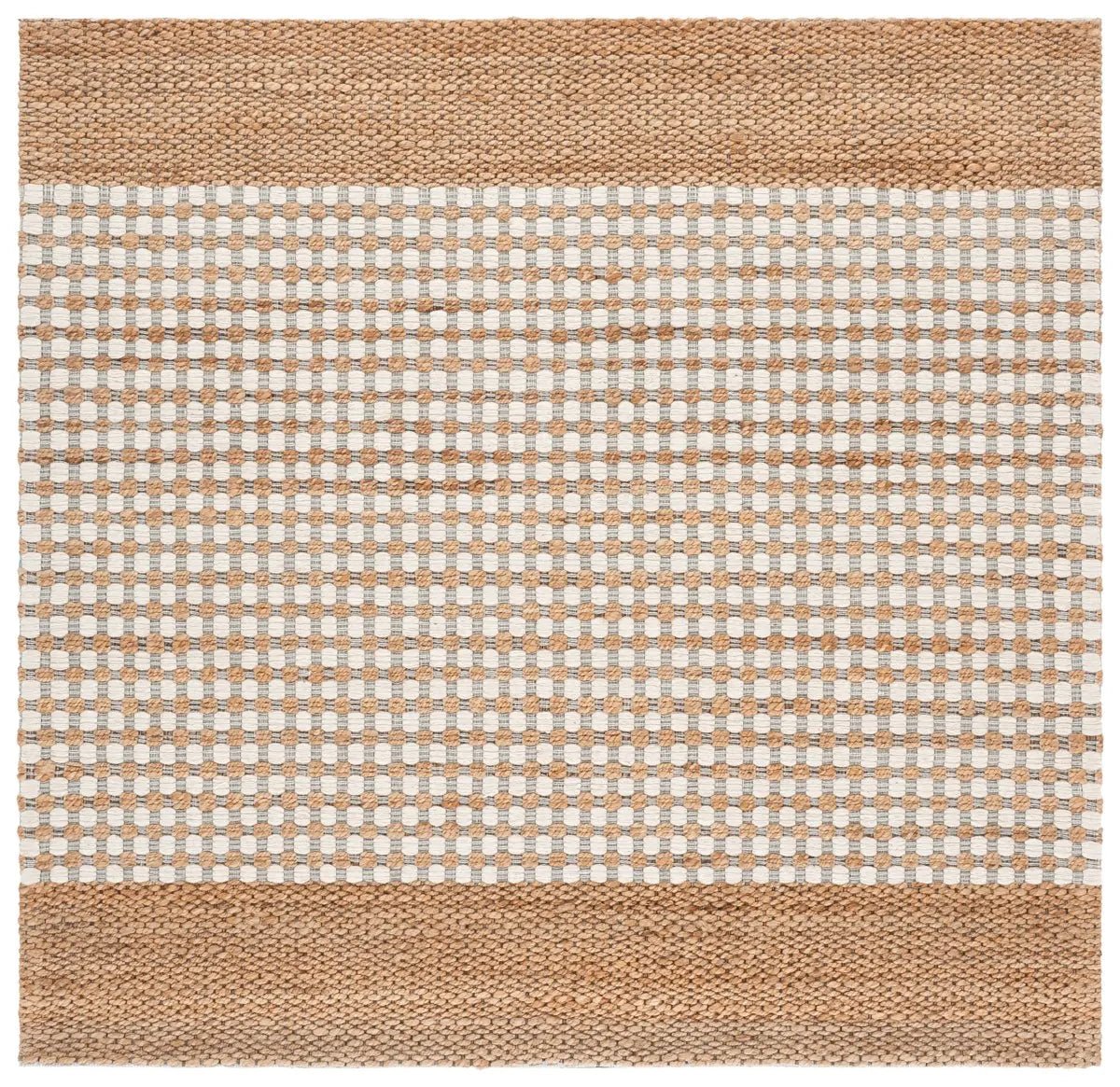 Safavieh Martha Stewart 6'-0" x 6'-0" Rug in Natural / Ivory