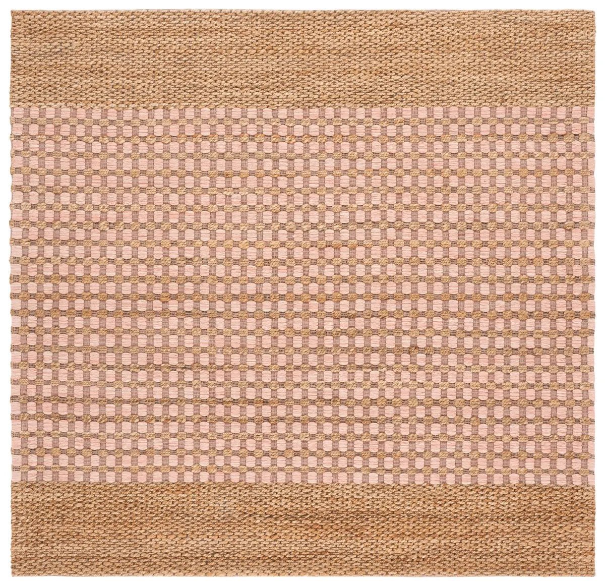 Safavieh Martha Stewart 6'-0" x 6'-0" Rug in Natural / Blush