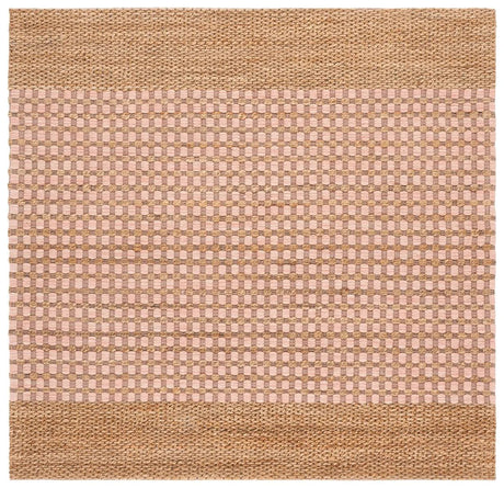Safavieh Martha Stewart 6'-0" x 6'-0" Rug in Natural / Blush