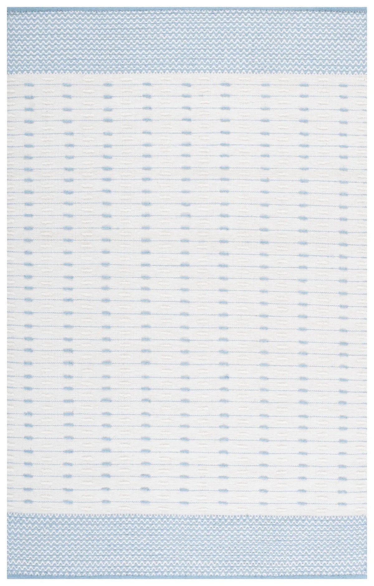 Safavieh Martha Stewart 4'-0" x 6'-0" Rug in Light Blue / Ivory