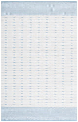 Safavieh Martha Stewart 4'-0" x 6'-0" Rug in Light Blue / Ivory