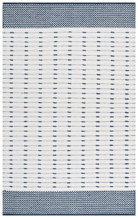Safavieh Martha Stewart 4'-0" x 6'-0" Rug in Navy / Ivory