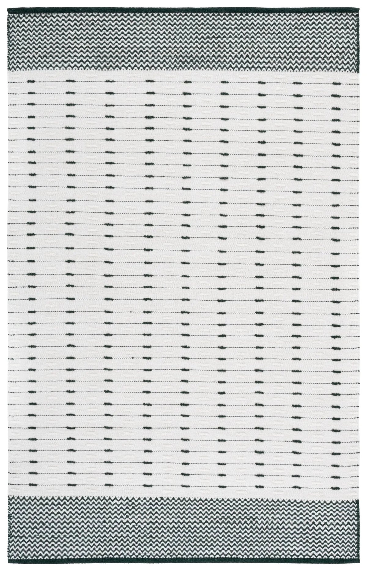 Safavieh Martha Stewart 4'-0" x 6'-0" Rug in Dark Green / Ivory
