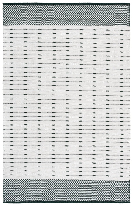 Safavieh Martha Stewart 4'-0" x 6'-0" Rug in Dark Green / Ivory