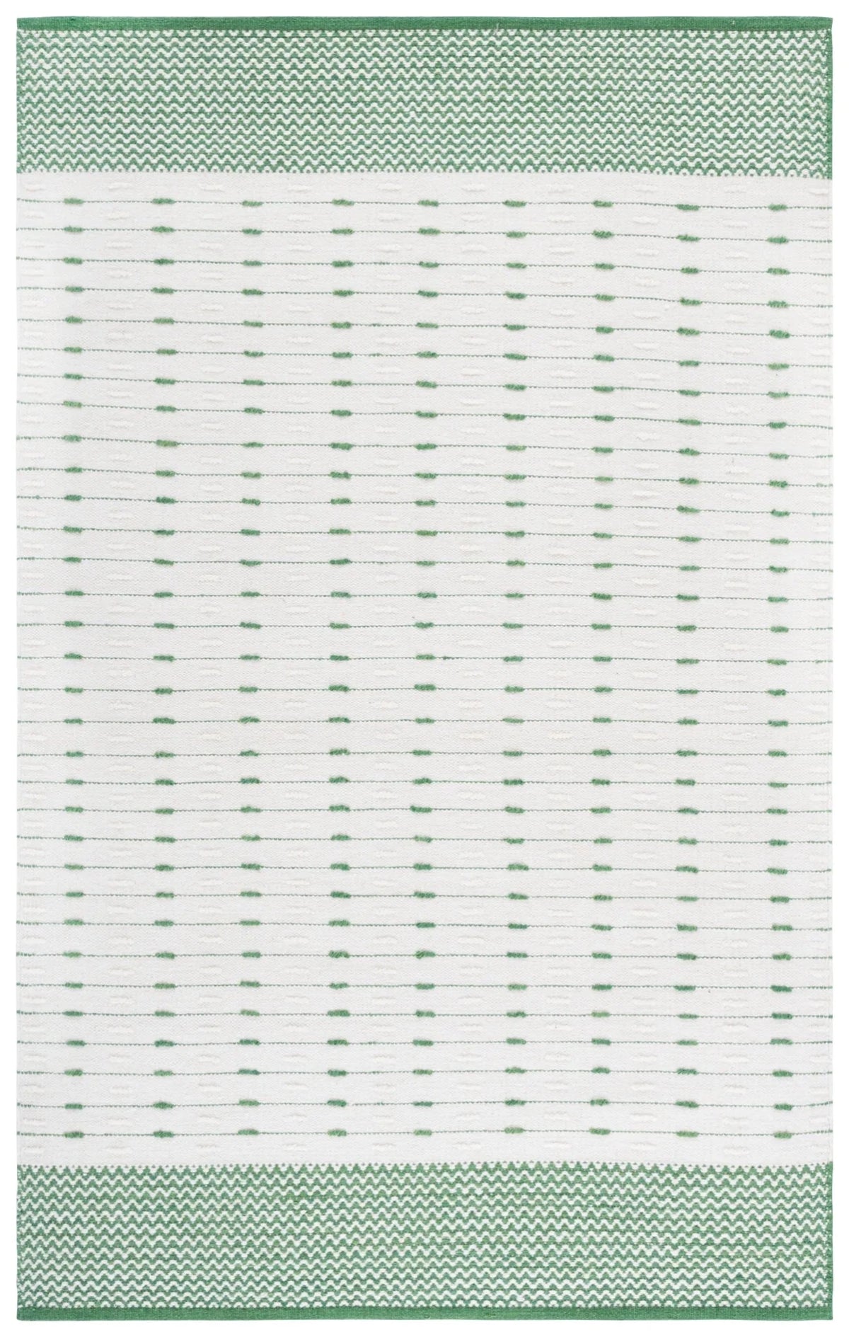 Safavieh Martha Stewart 4'-0" x 6'-0" Rug in Green / Ivory