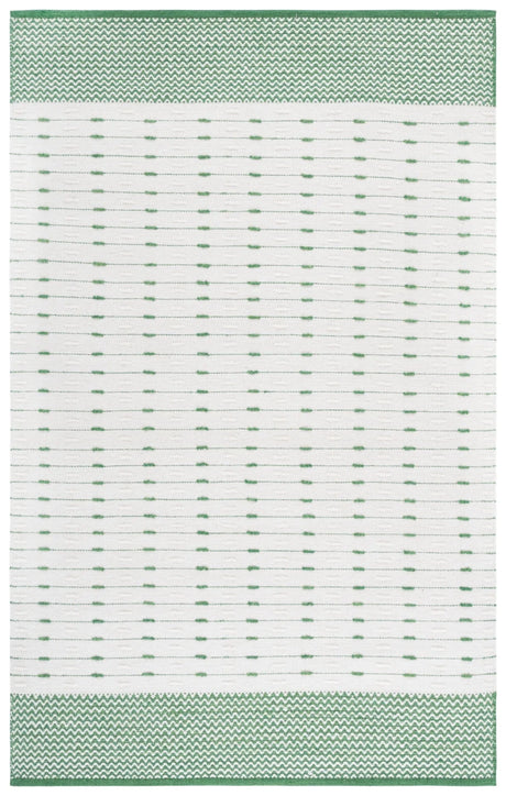 Safavieh Martha Stewart 4'-0" x 6'-0" Rug in Green / Ivory