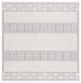Safavieh Martha Stewart Serenity 6'-7" x 6'-7" Rug in Ivory / Grey
