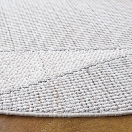 Safavieh Martha Stewart Serenity 6'-7" x 6'-7" Rug in Grey / Ivory