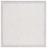 Safavieh Martha Stewart Serenity 6'-7" x 6'-7" Rug in Ivory / Grey