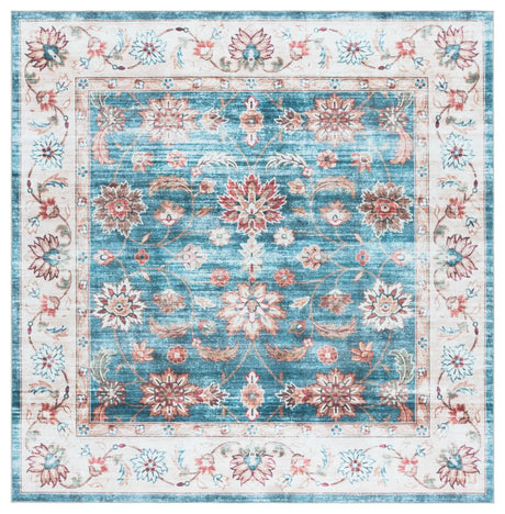 Safavieh Martha Stewart Washable 6'-0" x 6'-0" Rug in Green / Beige