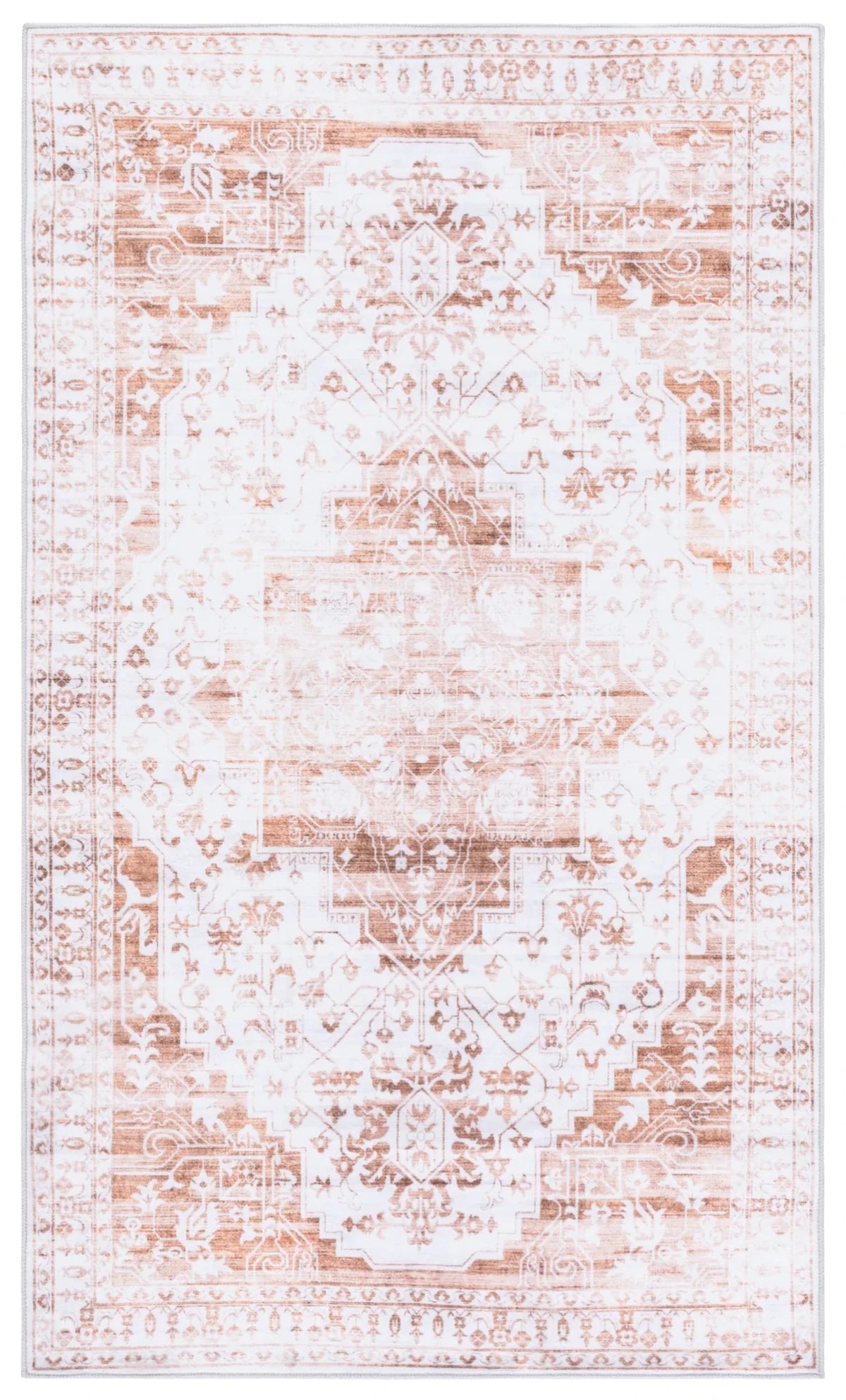 Safavieh Martha Stewart Washable 3'-0" x 5'-0" Rug in Beige / Gold