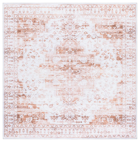 Safavieh Martha Stewart Washable 6'-0" x 6'-0" Rug in Beige / Gold