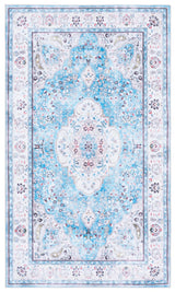 Safavieh Martha Stewart Washable 3'-0" x 5'-0" Rug in Turquoise / Beige