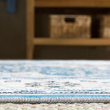 Safavieh Martha Stewart Washable 5'-0" x 7'-0" Rug in Turquoise / Beige