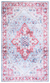 Safavieh Martha Stewart Washable 3'-0" x 5'-0" Rug in Red / Blue