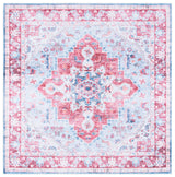 Safavieh Martha Stewart Washable 6'-0" x 6'-0" Rug in Red / Blue