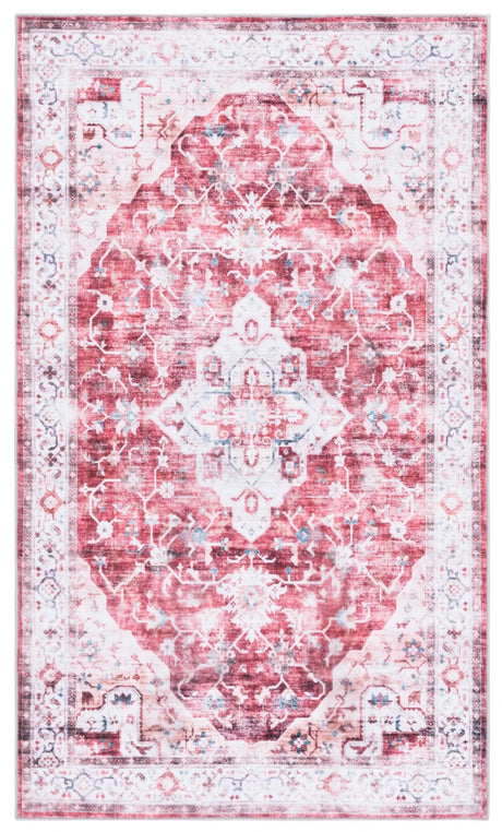 Safavieh Martha Stewart Washable 3'-0" x 5'-0" Rug in Rust / Gold