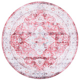 Safavieh Martha Stewart Washable 6'-0" x 6'-0" Rug in Rust / Gold