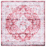 Safavieh Martha Stewart Washable 6'-0" x 6'-0" Rug in Rust / Gold