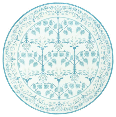 Safavieh Martha Stewart Washable 6'-0" x 6'-0" Rug in Ivory / Light Blue