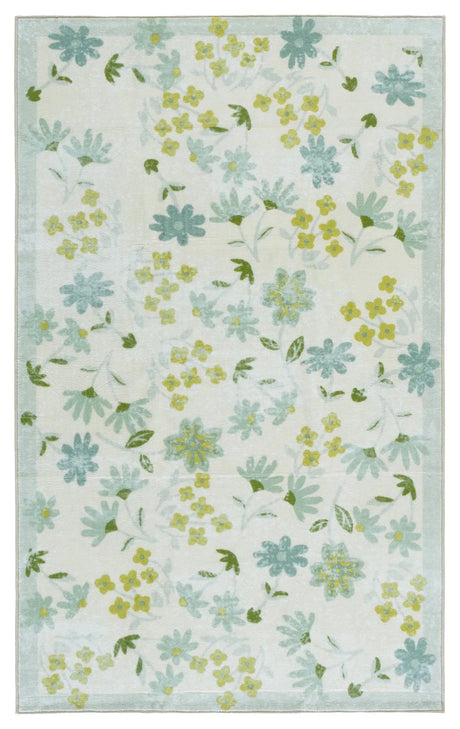Safavieh Martha Stewart Washable 3'-0" x 5'-0" Rug in Beige / Light Green