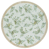 Safavieh Martha Stewart Washable 6'-0" x 6'-0" Rug in Taupe / Green
