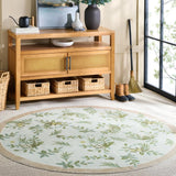 Safavieh Martha Stewart Washable 6'-0" x 6'-0" Rug in Taupe / Green