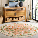 Safavieh Martha Stewart Washable 6'-0" x 6'-0" Rug in Rust / Gold