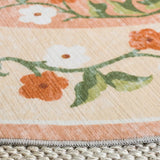 Safavieh Martha Stewart Washable 6'-0" x 6'-0" Rug in Rust / Gold