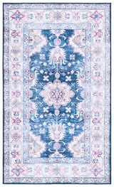 Safavieh Martha Stewart Washable 3'-0" x 5'-0" Rug in Navy / Beige