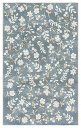 Safavieh Martha Stewart Washable 3'-0" x 5'-0" Rug in Dark Grey / Beige