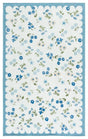 Safavieh Martha Stewart Washable 3'-0" x 5'-0" Rug in Ivory / Light Blue