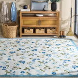 Safavieh Martha Stewart Washable 8'-0" x 10'-0" Rug in Ivory / Light Blue