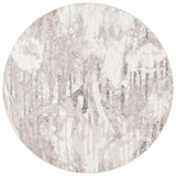 Safavieh Maya 6'-7" x 6'-7" Rug in Ivory / Grey Beige