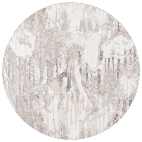 Safavieh Maya 6'-7" x 6'-7" Rug in Ivory / Grey Beige