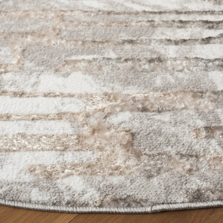 Safavieh Maya 6'-7" x 6'-7" Rug in Ivory / Grey Beige