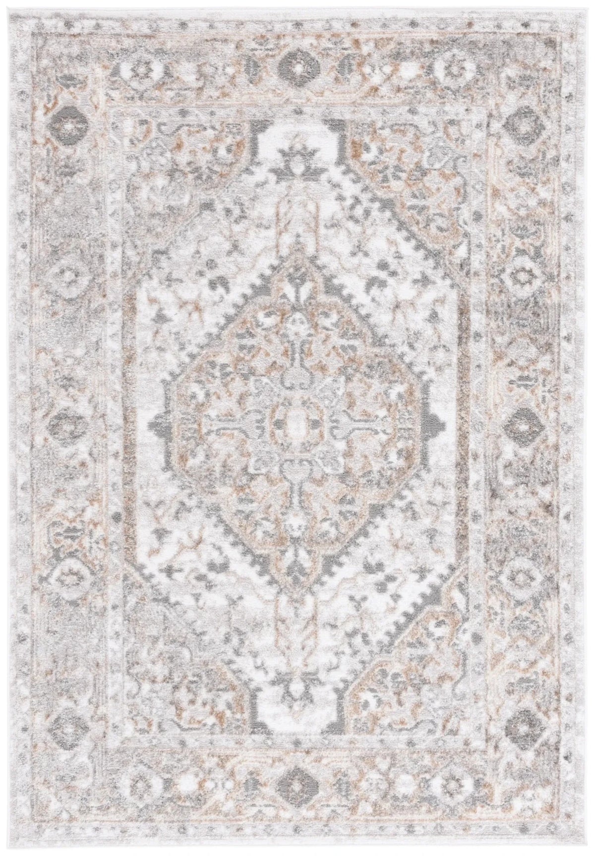 Safavieh Maya 4'-0" x 6'-0" Rug in Ivory / Grey Beige