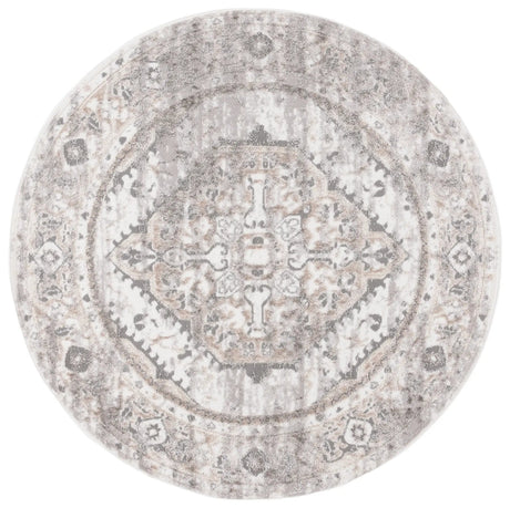 Safavieh Maya 6'-7" x 6'-7" Rug in Ivory / Grey Beige