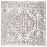 Safavieh Maya 6'-7" x 6'-7" Rug in Ivory / Grey Beige