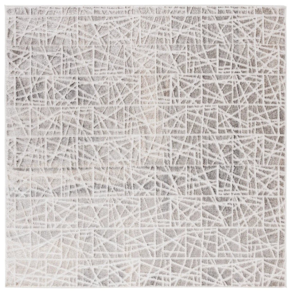 Safavieh Maya 6'-7" x 6'-7" Rug in Taupe / Grey