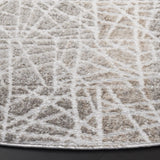 Safavieh Maya 6'-7" x 6'-7" Rug in Taupe / Grey