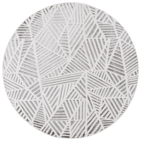 Safavieh Maya 6'-7" x 6'-7" Rug in Ivory / Grey