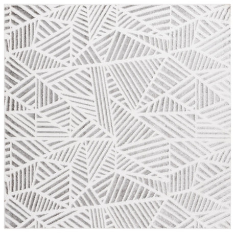 Safavieh Maya 6'-7" x 6'-7" Rug in Ivory / Grey