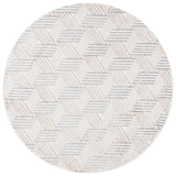 Safavieh Maya 6'-7" x 6'-7" Rug in Ivory / Grey Beige