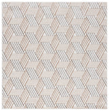 Safavieh Maya 6'-7" x 6'-7" Rug in Ivory / Grey Beige