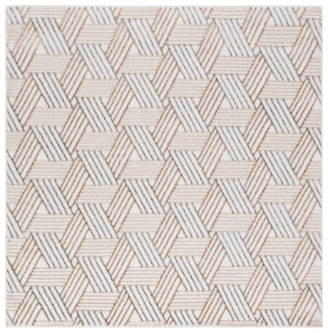 Safavieh Maya 6'-7" x 6'-7" Rug in Ivory / Grey Beige