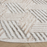 Safavieh Maya 6'-7" x 6'-7" Rug in Ivory / Grey Beige