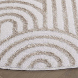 Safavieh Maya 6'-7" x 6'-7" Rug in Ivory