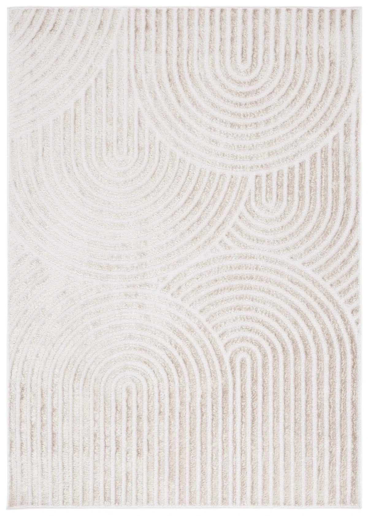 Safavieh Maya 4'-0" x 6'-0" Rug in Taupe / Ivory